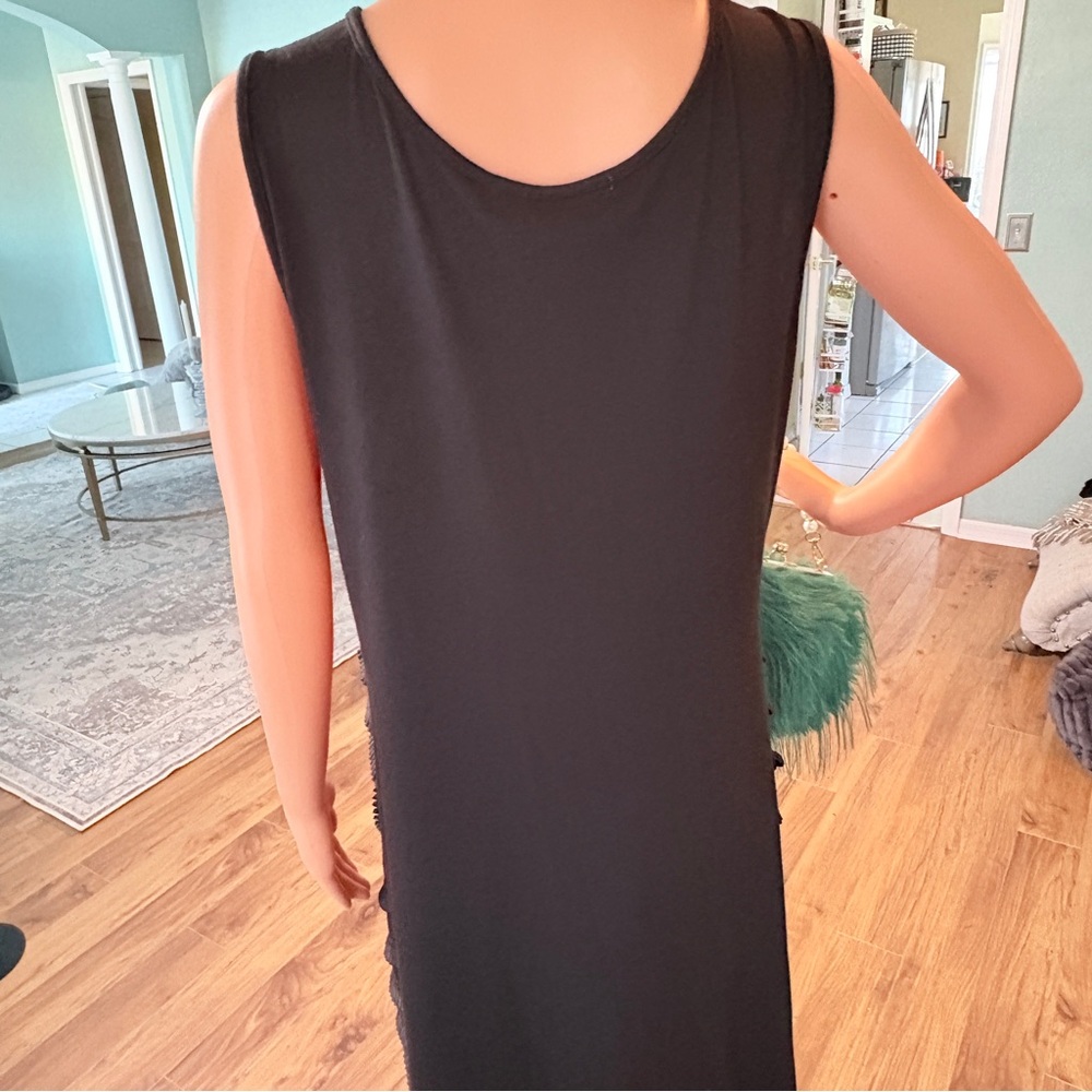 Lauren Michelle Little Black Dress Size L - Picture 8 of 8